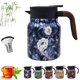thumbnail image 1 of 2026Vintage Floral Pattern Tea-Built-In Infuser, Vintage Floral Pattern Tea – Built-In Infuser, 316 Stainless Steel Insulation, Removable, for Hot Drinks, Loose Tea, 1 of 8