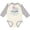 Natural and Heather, variant on Inktastic My Great Grandpa Loves Me Cute Elephants Clouds Moon Stars Boys or Girls Long Sleeve Baby Bodysuit