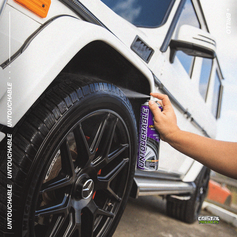 Cristal Products - #Untouchable, la fórmula secreta que tus neumáticos  prefieren para sacar el brillo que llevan dentro 🤩 ¿Ya probaste nuestro  #Untouchable? Cuentanos tu experiencia.