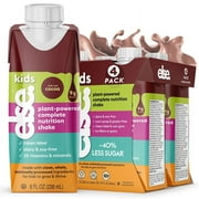 Else Nutrition Plant-Powered Kids Nutrition Shakes with Protein, Ages 2-13 yrs, Dairy-Free, Chocolate 4pk