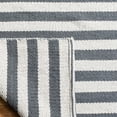 thumbnail image 2 of SAFAVIEH Montauk Raeyln Striped Cotton Area Rug, Ivory/Grey, 8' x 10', 2 of 5