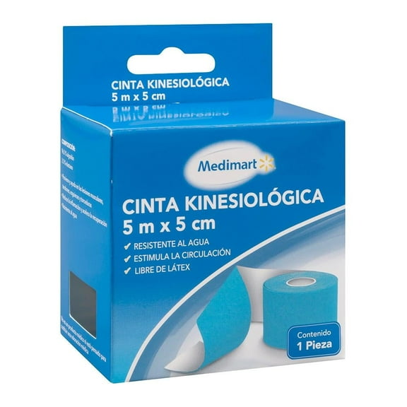 Cinta Kinesiológica Medimart 5 m x 5 cm 1 pza