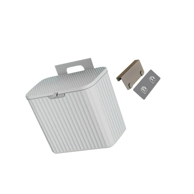 Mountable Indoor Compost Bucket Garbage Kitchen Waste Compost Container Stable for Bedroom Kitchen Gray 7L