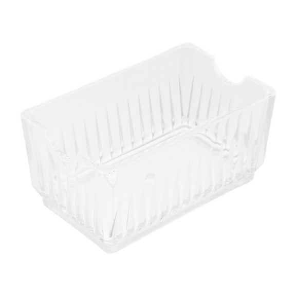 PBPBOX Elegant Design Desk Organizer Acrylic Transparent Square 1Set For Office