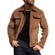 thumbnail image 2 of Ceisia Men's Hooded Functional Pockets Solid Color Casual Style Jacket - 98%Cotton-2%Spandex for Daily & Outdoor Wear Gift, 2 of 5