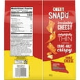 CheezIt Snap'd Double Cheese Cracker Chips, 7.5 oz