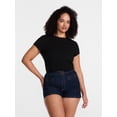 thumbnail image 2 of Scenario Women's and Women's Plus Tee with Short Cap Sleeves, Sizes XS-4X, 2 of 6