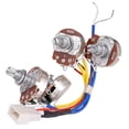 thumbnail image 3 of 2 juegos 2V 2T de cableado de circuito completo Macetas de control Piezas de guitarra eléctrica Baoblaze Cambiar el arnés del cable del interruptor, 3 of 8