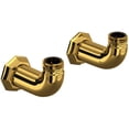 thumbnail image 1 of Perrin And Rowe U.6181 Deco Wall Unions - Brass, 1 of 5