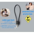 thumbnail image 2 of Lockforall Cable Gun Locks with Keys - Keyed Alike 15" Cable Gun Safe Lock for Pistols, Handguns, Rifles, and Shotguns, Home and Storage for Firearm Locking and Safety, 2 of 6