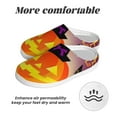 thumbnail image 6 of Wukai Halloween Print Women's Indoor Bedroom Slipper Slip On Shoes, Unisex House Shoes with Anti-Skid Sole for Men, Gift for Women Men-13, 6 of 7