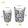 thumbnail image 3 of Fotbe Cow Cesto de Ropa con Asas, Cesto Impermeable de Gran Capacidad, Bolsa de Lavado para Dormitorio, Cesto de Ropa con Ruedas y Asas-Small, 3 of 6