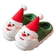 thumbnail image 2 of Papá Noel Felpa Pantuflas Caseras Esponjosas Antideslizantes Navidad para Interior, 2 of 9