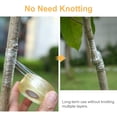 thumbnail image 4 of Cinta de injerto, 2 piezas de cintas de injerto de 100 m, cinta de injerto de vivero estirable autoadhesiva biodegradable, cinta de injerto segura y respetuosa con el medio ambiente (amarillo), 4 of 5