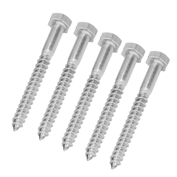 Hex Lag Screws 304 Stainless Steel Half Thread Bolt Wood Hex Lag Screws Self Tapping Wood Screw for Carpentry Roof Components