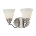 thumbnail image 2 of Yates 2-Light Bathroom Vanity Light in Pewter, 2 of 4