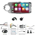 thumbnail image 2 of ZCARGE 9” Touch Screen Car Stereo Radio for 2012-2017 Toyota Yaris 32GB Android 13 Car Stereo Radio GPS Player CarPlay, 2 of 10