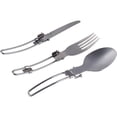thumbnail image 4 of Utensilios Port Tiles Juego de Cubiertos Cuchillo de Acero Inoxidable Cuchara Tenedor para Acampar Al Aire Libre Juego de Picnic con Bolsa, 4 of 4