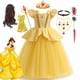 thumbnail image 2 of Disney-vestido de princesa bella para niñas, disfraz de La Bella y La Bestia, para fiesta de cumpleaños y Halloween Fivean unisex, 2 of 2