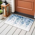 thumbnail image 4 of Eucalyptus Leaves Front Door Rugs 2x3 ft Watercolor Spring Country Blue Leaf Plant Small Rug for Entryway Non Slip Washable Bathroom Door Mat Absorbent Floor Mat for Indoor Entrance, 4 of 9