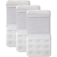 thumbnail image 1 of GFDYREE Rallonge de Soutien-Gorge pour Femmes 2 Crochets / 3 Crochets / 4 Crochets, Extensible, Douce et Confortable, Extension de Bretelle de Soutien-Gorge, Extensible Rallonge de Soutien-Gorge 3 Crochets Blanc 3 Pcs, 1 of 5