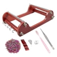 thumbnail image 3 of Juegos de telar de cuentas de madera, accesorios con hilo, máquina de tejer con agujas para principiantes, para joyería hecha a mano, pulseras, regalo, 3 of 8