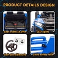 thumbnail image 6 of Xuanlur 12V Kids Ride on Car, Electric Off-Road UTV Truck with Remote Control, Anti-Collision Bar, High Chassis, Anti-Slip Wheels & 4-Wheel Suspension, Battery Powered Ride on Toy for Kids, Blue, 6 of 7