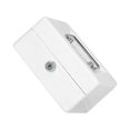 thumbnail image 2 of Naiovety Mini caja de dinero en efectivo con cerradura para Hotel y oficina en casa, para dormitorio, bandeja para monedas, caja de Blanco, 2 of 6