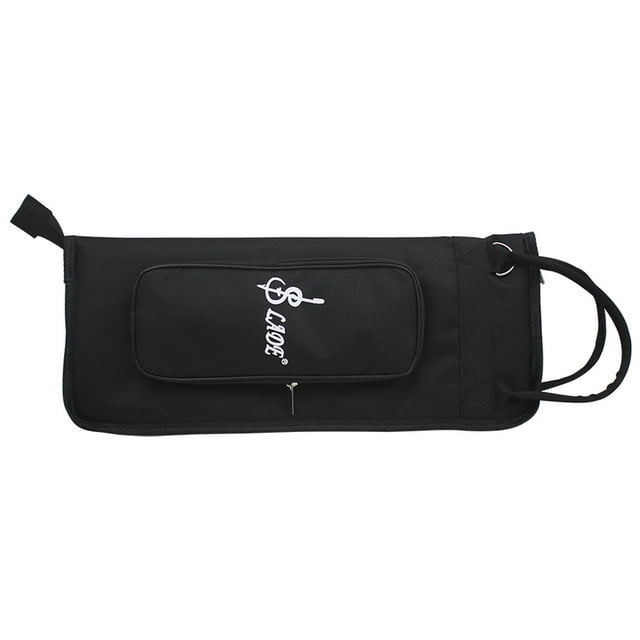 Porta baquetas LADE espesar caja de bolso palo de tambor acolchado resistente al agua para tela Oxford con correa para el hombro LADE Porta baquetas