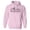 Pink, variant on Skyline Albuquerque Hoodie Sweatshirt Unisex Large White