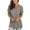 Gray, variant on XFLWAM Women's Short Sleeve V-Neck Shirts Basic Loose Casual Solid Color Tee T-Shirt with Pocket Gray S