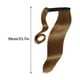 thumbnail image 3 of Peluca de cola de caballo de moda europea y estadounidense, peluca de cola de caballo con correa, cabello largo y liso para mujer., 3 of 3