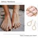 thumbnail image 4 of Boho Ring Anklets Gold Crystal Ankle Bracelets Summer Beach Cha Foot Jewelry Adjustable for Women and Girls - -, 4 of 5