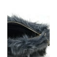 thumbnail image 3 of C.C Women's Evening Faux Fur Fuzzy Crossbody Shoulder Bag Clutch Purse, Furry Dark Gray, 3 of 4