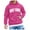 Hot Pink, variant on CONFREE Mens Hoodie City Letter Prints Hoodies For Men Graphic Long Sleeve Casual Pullover Hooded Sweatshirts With Pockets