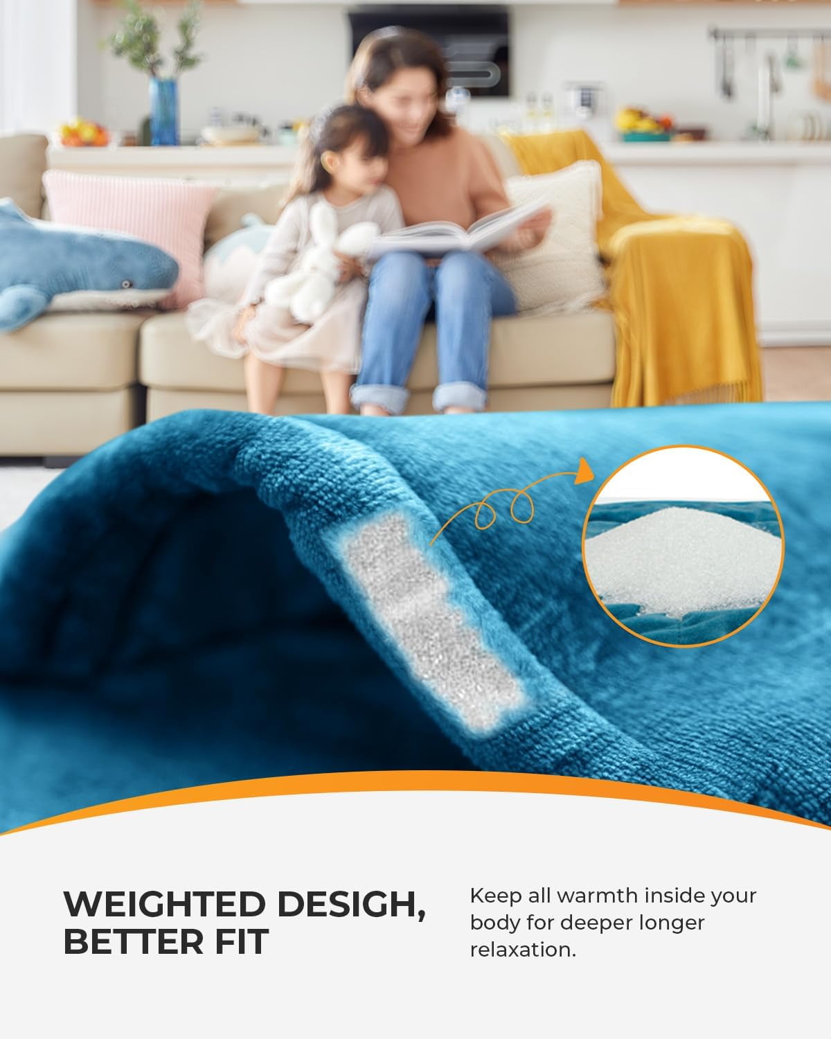 CooCoCo 37"x24" Heating Pad for Neck and Shoulders and Back, Heat Pad for Back Pain Relief, Full Back Heated Pad, 6 Heat Settings 3 Timers Auto-Off