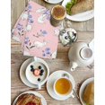 thumbnail image 4 of Easter Bunny Kitchen Dish Towels for Drying Dishes Set of 2, Spring Purple Flower Rustic Rabbit Pink Waffle Weave Microfiber Hand Tea Bathroom Towels Quick Dry & Absorbent Towel 15.7x23.6, 4 of 7