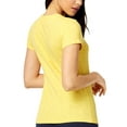 thumbnail image 2 of Maison Jules Womens Embellished Dragonfly Basic T-Shirt, 2 of 2