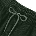 thumbnail image 7 of Diufon Corduroy Straight Pants for Women Elastic Waist Drawstring Lounge Pants Solid Color Pants with Pockets, 7 of 7