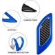 thumbnail image 5 of 6 uds pegatinas reflectantes 3D pegatinas para parachoques de capó de coche pegatina reflectante de visibilidad nocturna de alta intensidad para coche SUV (azul) brillar  Electrónica, 5 of 5