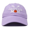 thumbnail image 4 of DALIX Lacrosse Mom Hat Women's Baseball Caps Unstructured Dad Hats in Lavender, 4 of 7