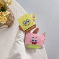 thumbnail image 3 of For AirPods 3rd Gen 2021/1/2/Pro case，Shockproof 3D Spongebob/Patrick Star Frosting PC Case Cover With Ring, 3 of 5