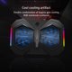 thumbnail image 3 of Ventilador enfriador para computadora portátil, base de enfriamiento portátil, ventilador RGB turbo dual para computadoras de 11 a 16 pulgadas, 3 of 6