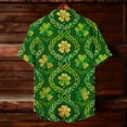 thumbnail image 6 of LIBRCLO St. Patricks Day Themed Mens Shirts, Casual Short Sleeve Button Down with Irish Spirit, 6 of 8