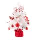 thumbnail image 3 of Mini Árbol de Navidad Mesa Mini Rotación Árbol de Navidad Music Caja Estatuilla Artificial Flocado Árbol con Luz para el Hogar, 3 of 10