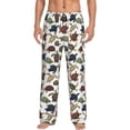 thumbnail image 2 of Goofa Various Turtle Printed Soft Pajama Pants for Men, Wide Leg Comfy Casual Lounge Yoga Pants-Medium, 2 of 9
