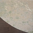thumbnail image 4 of Nourison Twilight 8' x round Ivory Green Modern Indoor Rug, 4 of 7