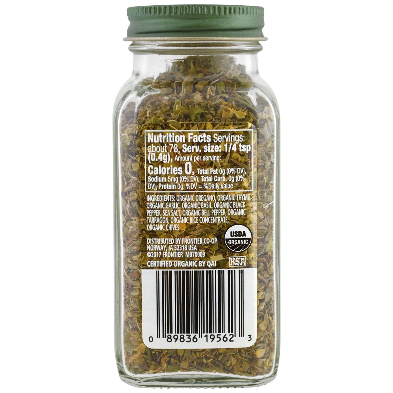 Organic Low FODMAP Certified Spice Mix (Tuscan Herb ) - No Onion, No  Garlic, Gluten Free, 1 unit - King Soopers