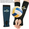 thumbnail image 2 of Hyasfey Volleyball Arm Sleeves Passing Hitting Forearm Sleeves with Protection Pads And Thumb Hole for Men Women, 2 of 7