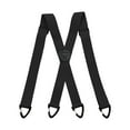 thumbnail image 4 of Tirantes elásticos y resistentes para hombre, accesorios de disfraces, ajustables y cómodos de 3,8 cm (1,5 pulgadas). Negro 4 ganchos, 4 of 8